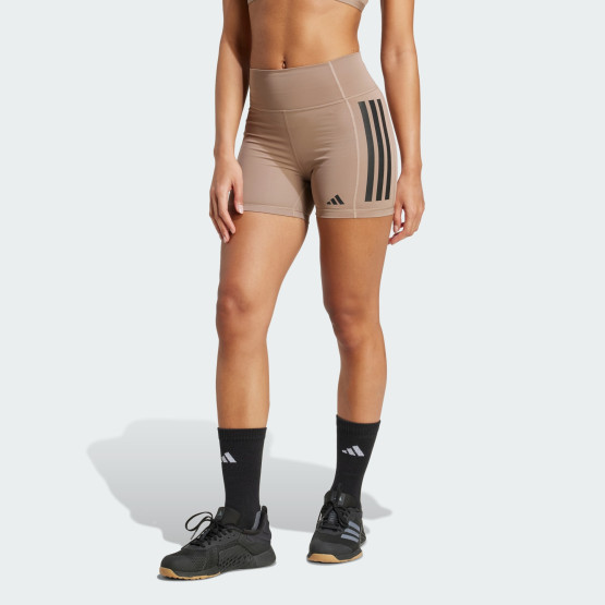 adidas Optime 3-Stripes 1/4 Short Leggings