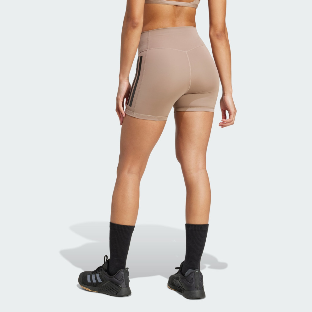 adidas Optime 3-Stripes 1/4 Short Leggings