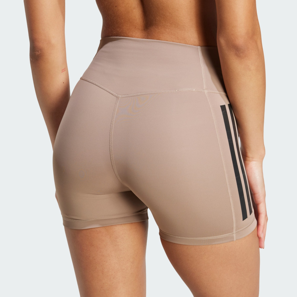 adidas Optime 3-Stripes 1/4 Short Leggings