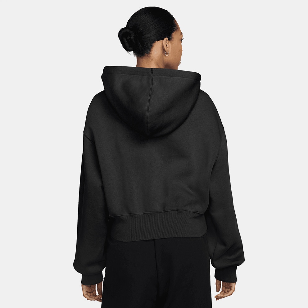 Nike W Nsw Phnx Flc Lse Crop Fz Hdy