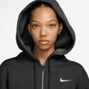 Nike W Nsw Phnx Flc Lse Crop Fz Hdy