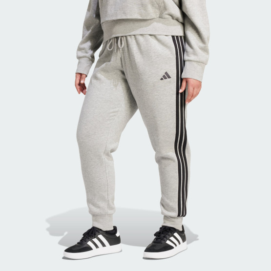 adidas sportswear Essentials 3-Stripes Fleece Slim Pants (Plus Size)