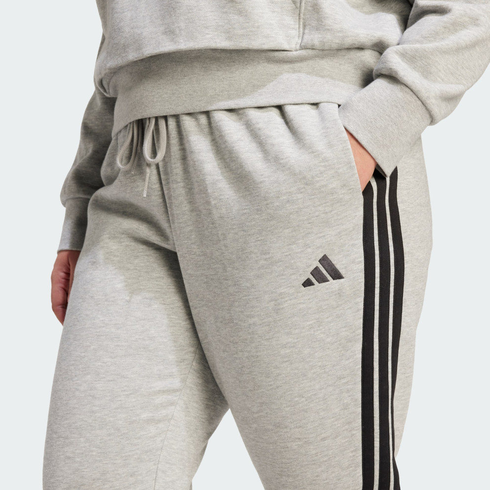 adidas sportswear Essentials 3-Stripes Fleece Slim Pants (Plus Size)