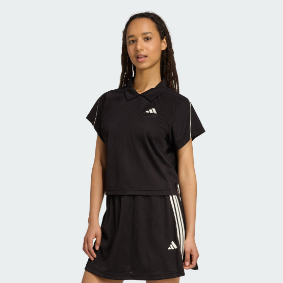 adidas sportswear Stadium 3-Stripes Tennis Inspired Jacquard Polo Te