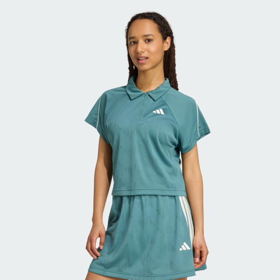 adidas sportswear Stadium 3-Stripes Tennis Inspired Jacquard Polo Te