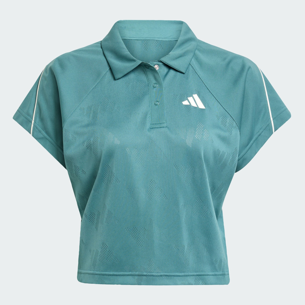 adidas sportswear Stadium 3-Stripes Tennis Inspired Jacquard Polo Te