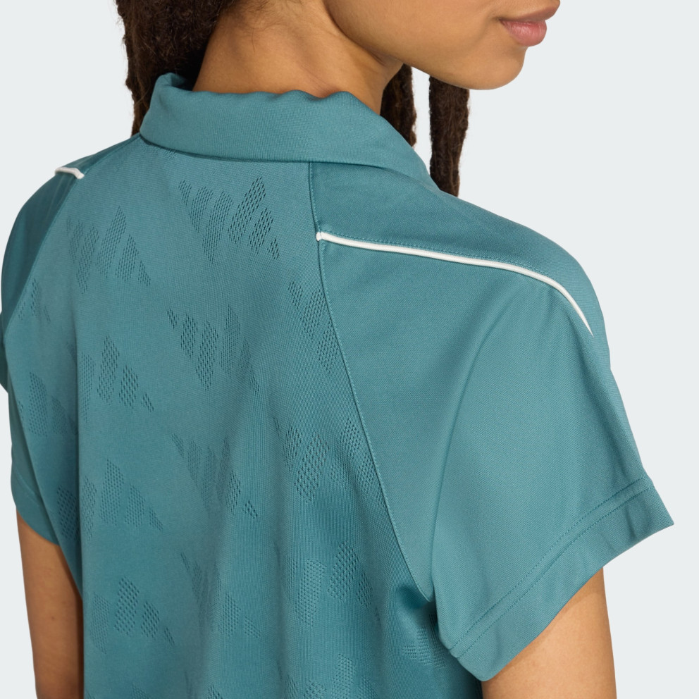 adidas sportswear Stadium 3-Stripes Tennis Inspired Jacquard Polo Te