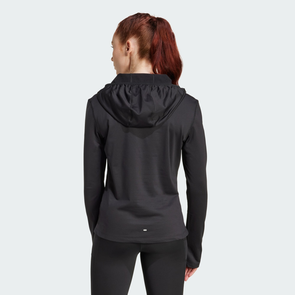 adidas Own The Run Winterized Hooded Half-Zip