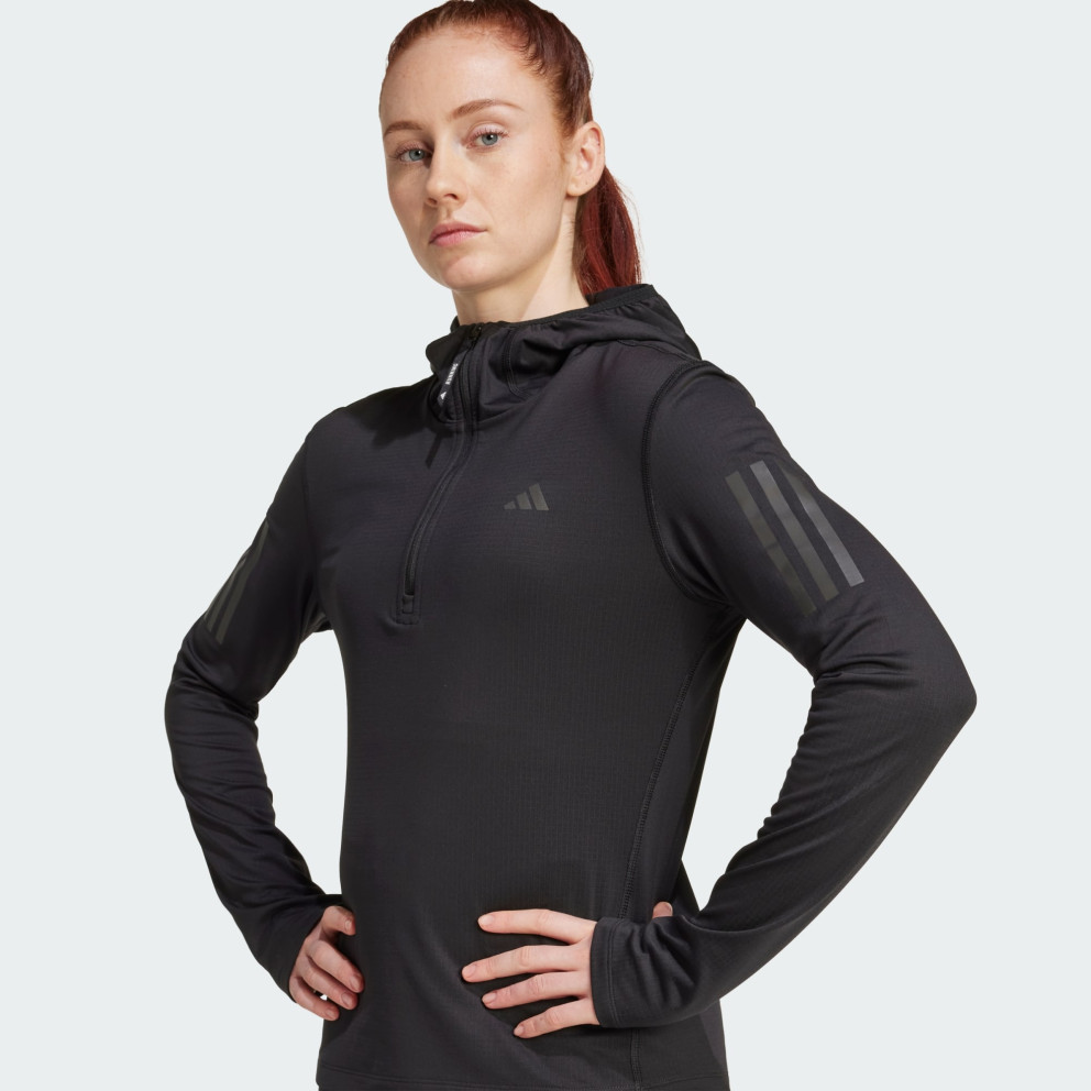 adidas Own The Run Winterized Hooded Half-Zip
