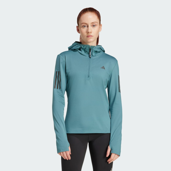 adidas Own The Run Winterized Hooded Half-Zip