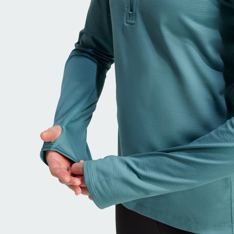 adidas Own The Run Winterized Hooded Half-Zip