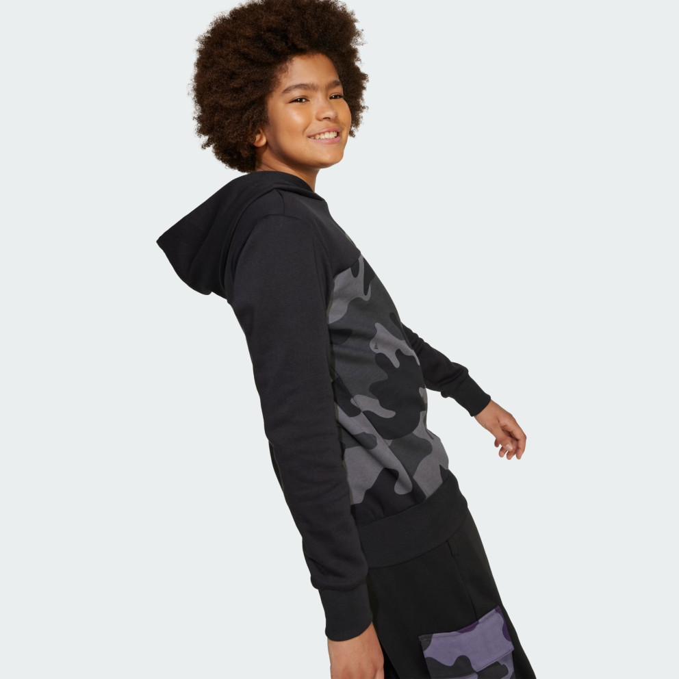 adidas sportswear Seasonal Essentials Camo Fleece Hoodie Kids