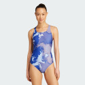 adidas Tie-Dyed Graphic V-Back Swimsuit