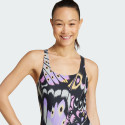 adidas sportswear X Farm Graphic U-Back Swimsuit