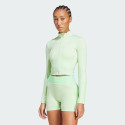 adidas Hyperglam Rib Zip Thru Cover Up