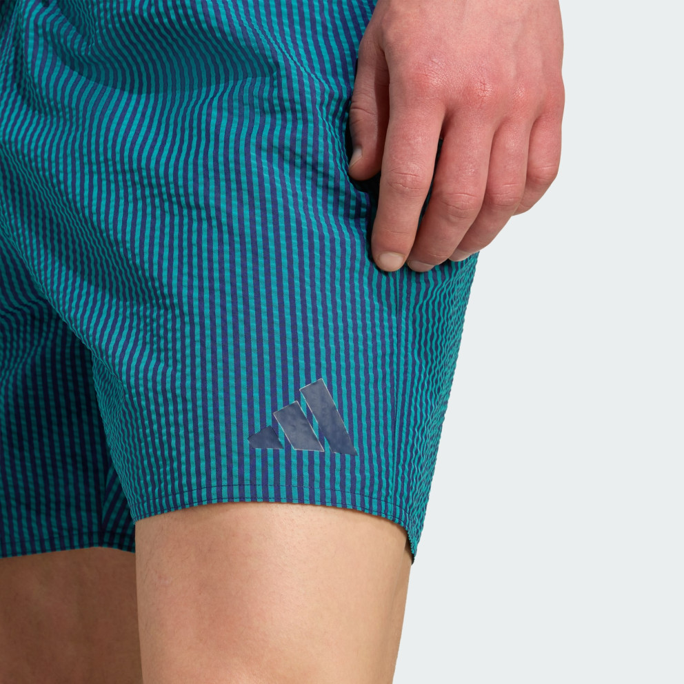 adidas sportswear Seersucker Stripy Swim Shorts 5-Inch