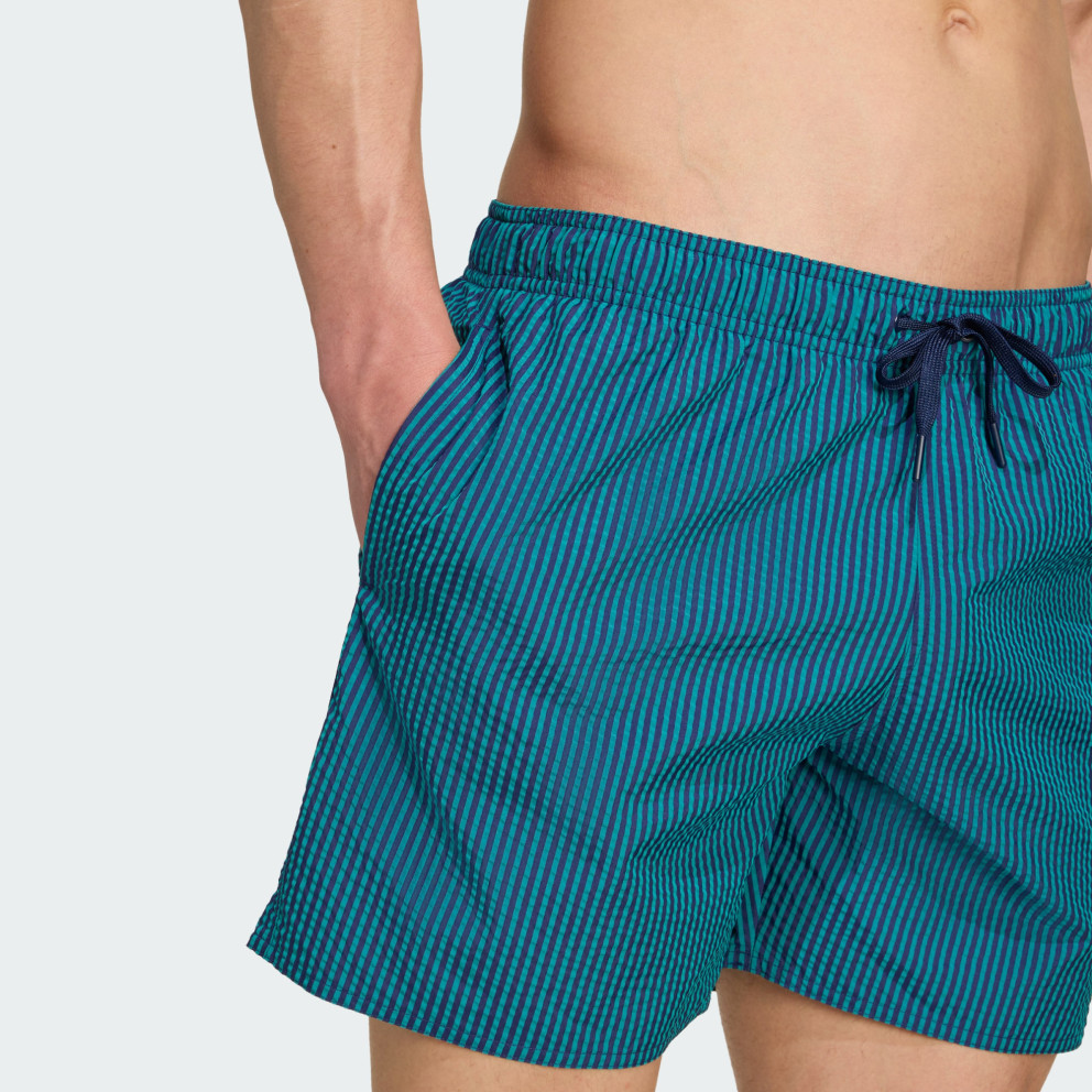 adidas sportswear Seersucker Stripy Swim Shorts 5-Inch