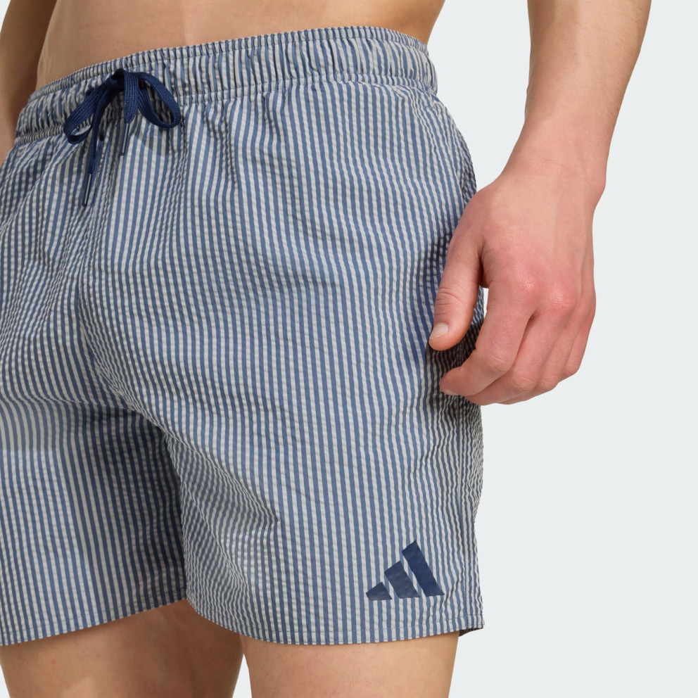 adidas sportswear Seersucker Stripy Swim Shorts 5-Inch