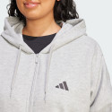 adidas sportswear Essentials 3-Stripes Full-Zip Fleece Hoodie (Plus