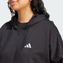 adidas sportswear Essentials 3-Stripes Full-Zip Fleece Hoodie (Plus