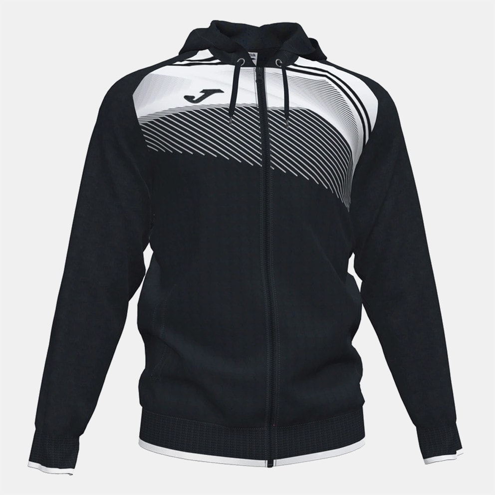 Joma Supernova Ii Hoodie Jacket Black-White