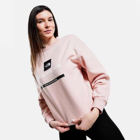 The North Face Box Grphc Crew Pnk/Blk