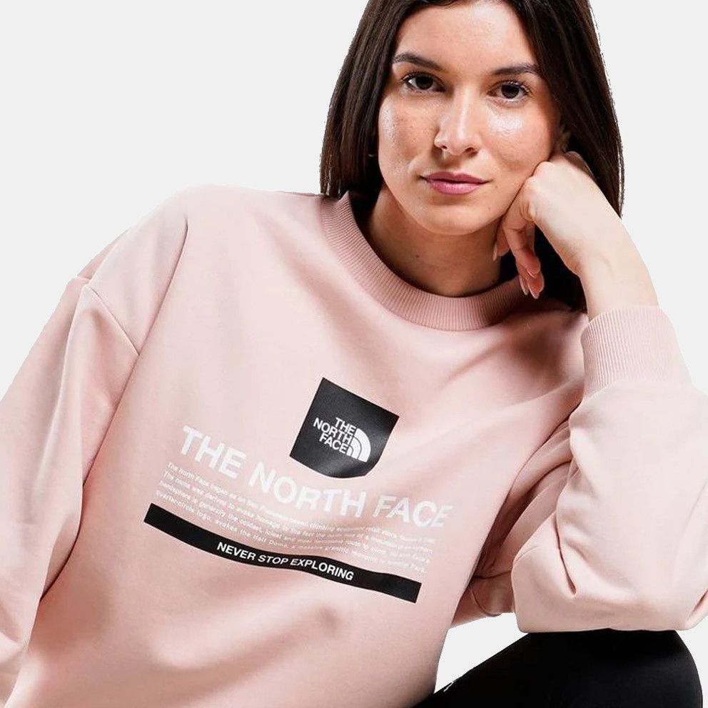 The North Face Box Grphc Crew Pnk/Blk