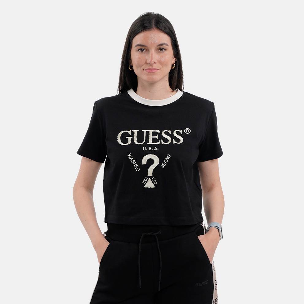 Guess Filanta Crop Tee Μπλουζα Γυναικειο