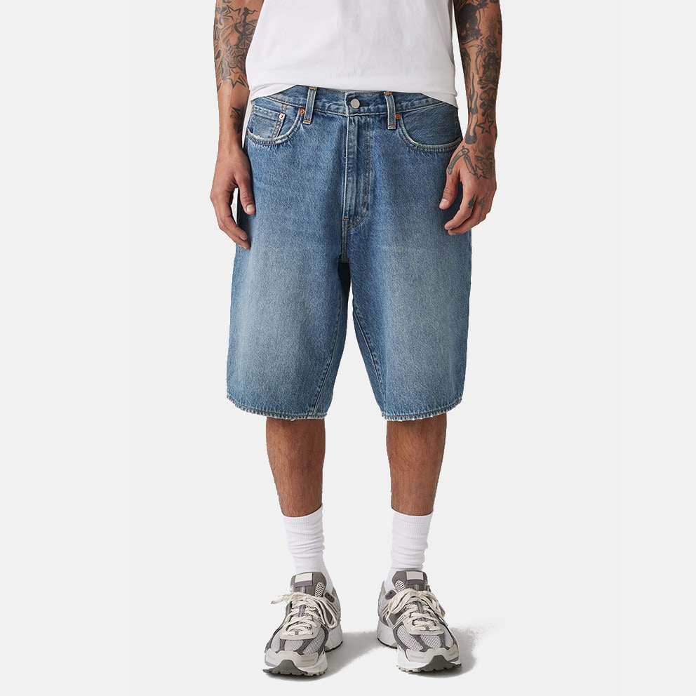 Levi's 478 Baggy Shorts Med Indigo - Worn In