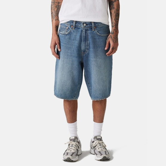 Levi's 478 Baggy Shorts Med Indigo - Worn In