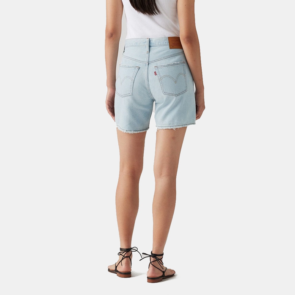 Levi's 501® Mid Thigh Short Lw Light Indigo - Worn
