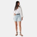Levi's 501® Mid Thigh Short Lw Light Indigo - Worn