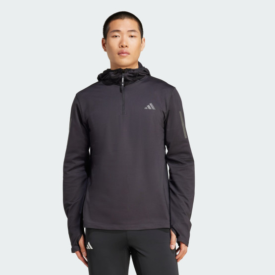 adidas Own The Run Winterized Hooded Half-Zip