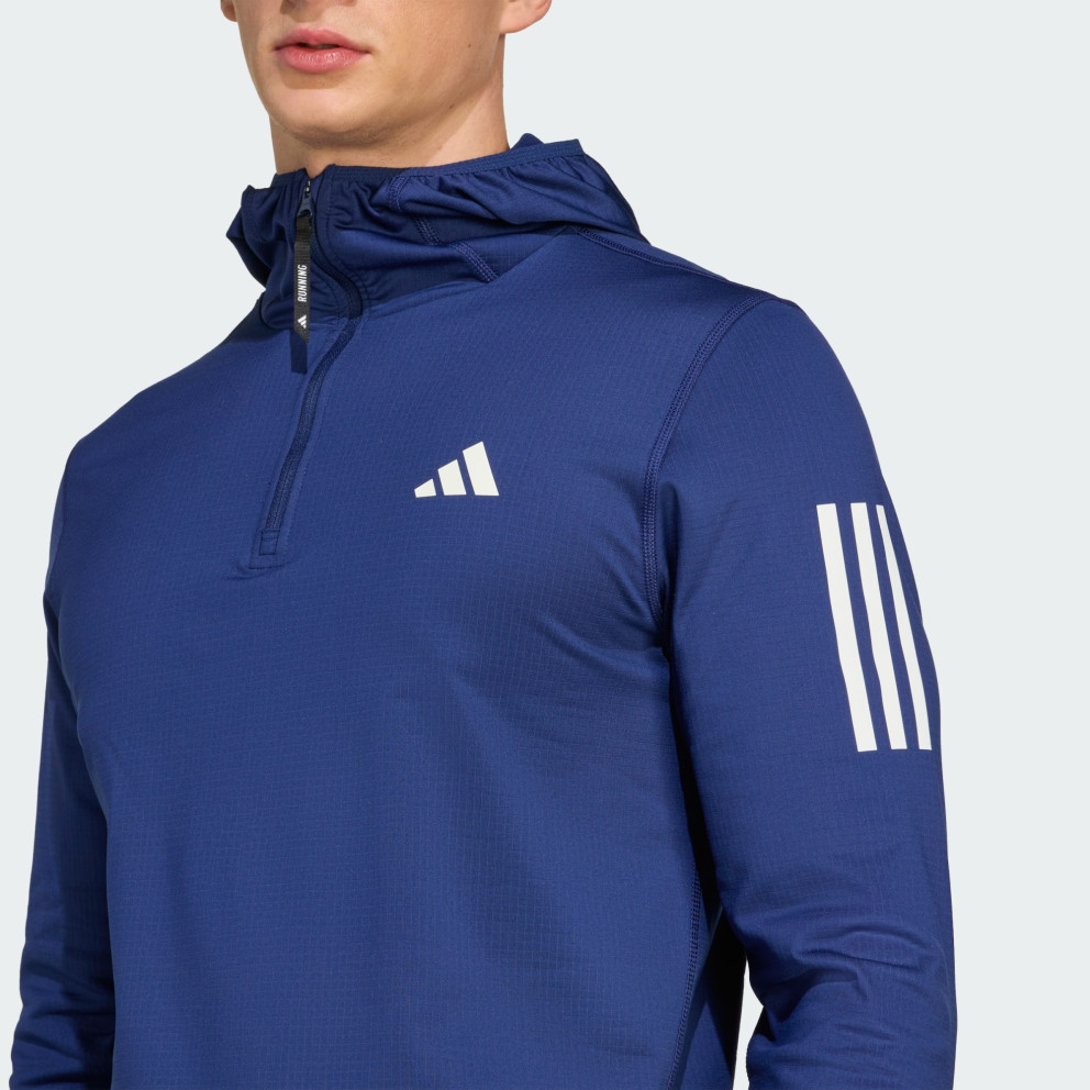 adidas Own The Run Winterized Hooded Half-Zip