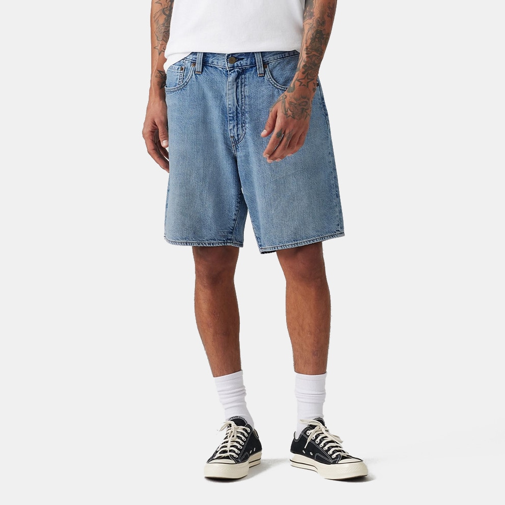 Levi's 468 Loose Shorts Light Indigo - Flat Finish