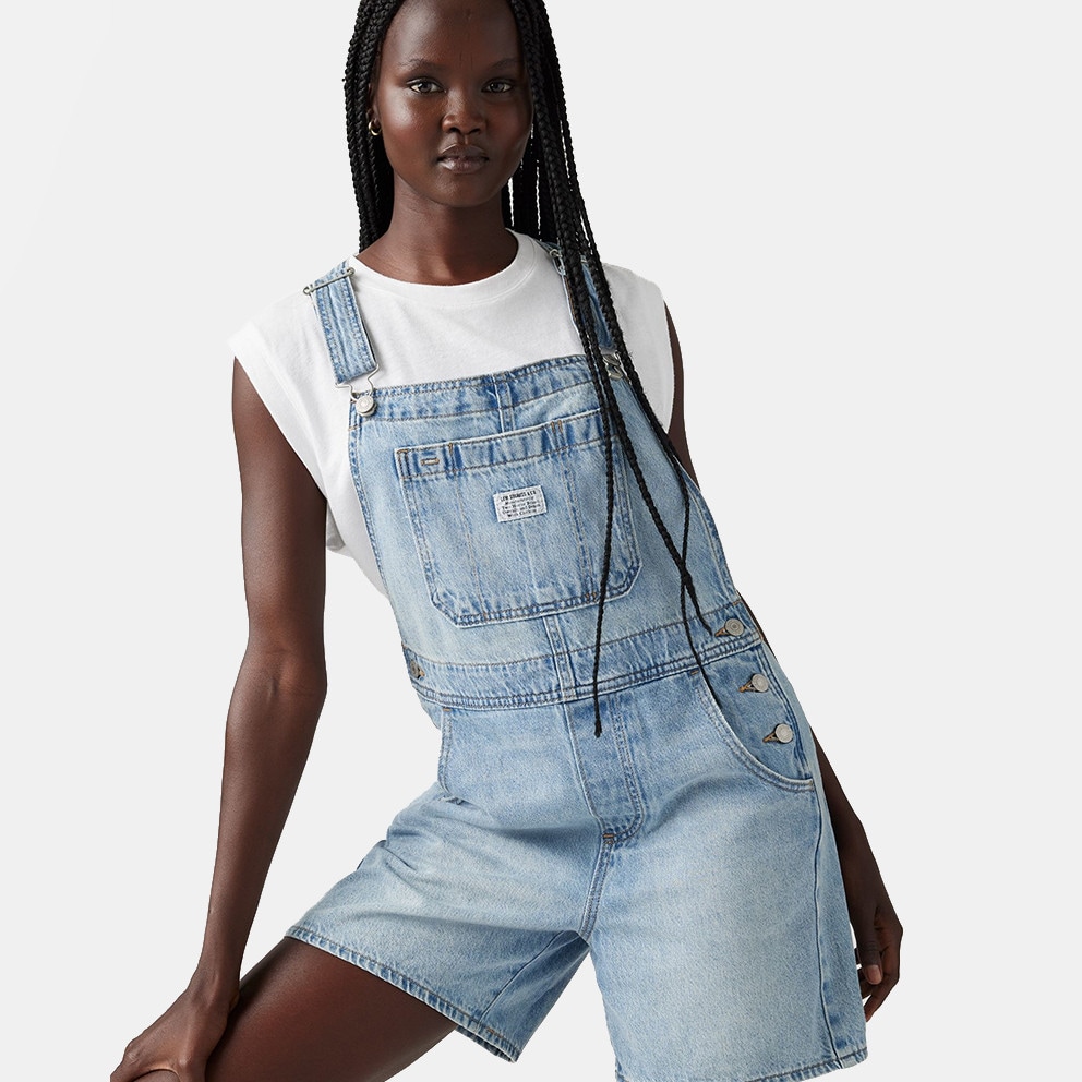 Levi's Utility Shortall Light Indigo - Worn In
