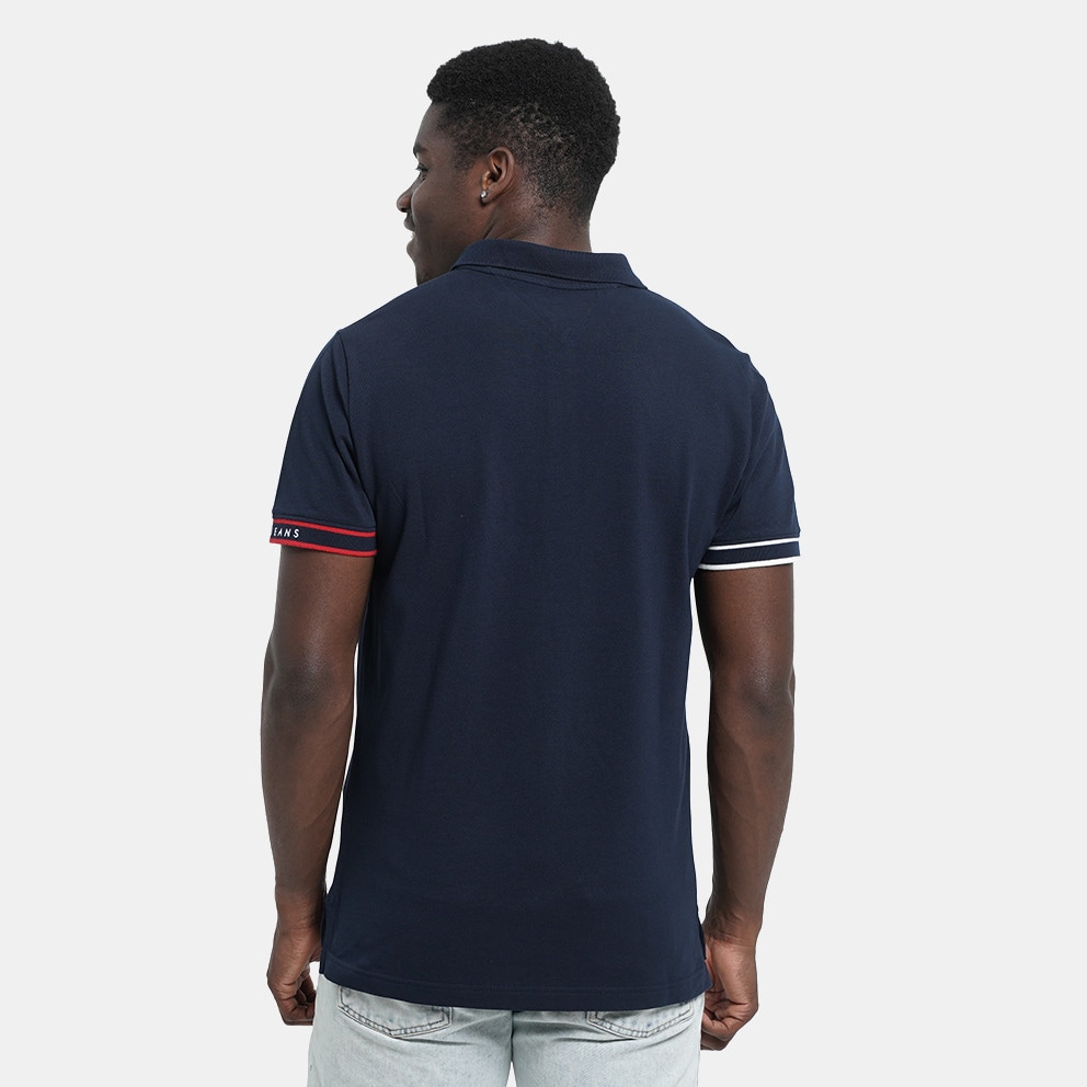 Tommy Jeans Slim Ανδρικό Polo T-Shirts