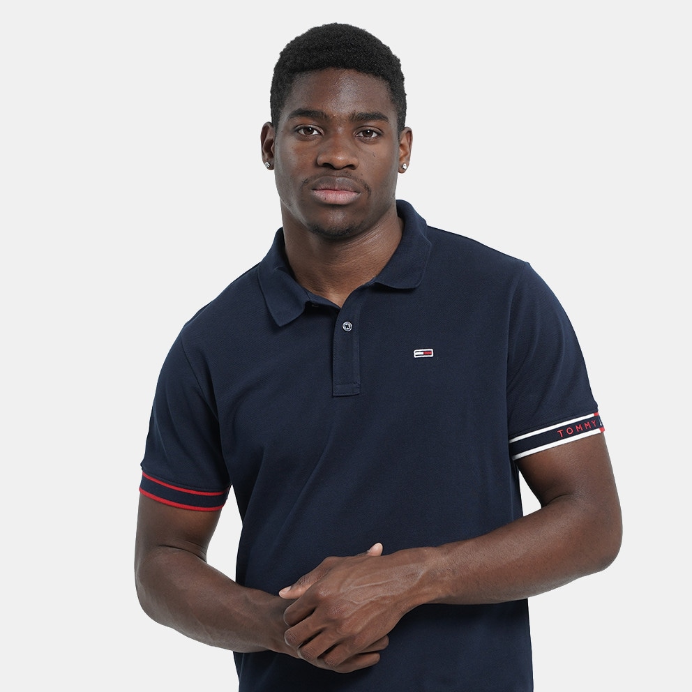 Tommy Jeans Slim Ανδρικό Polo T-Shirts