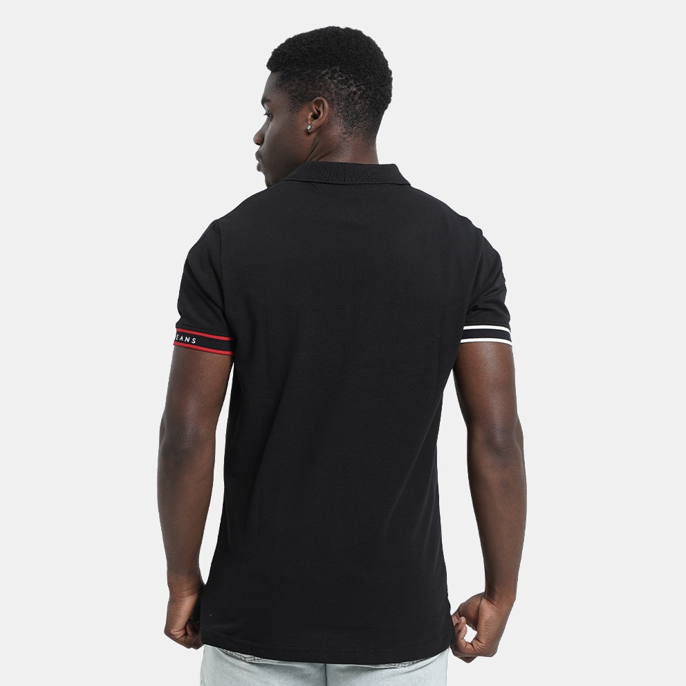 Tommy Jeans Slim Ανδρικό Polo T-Shirts