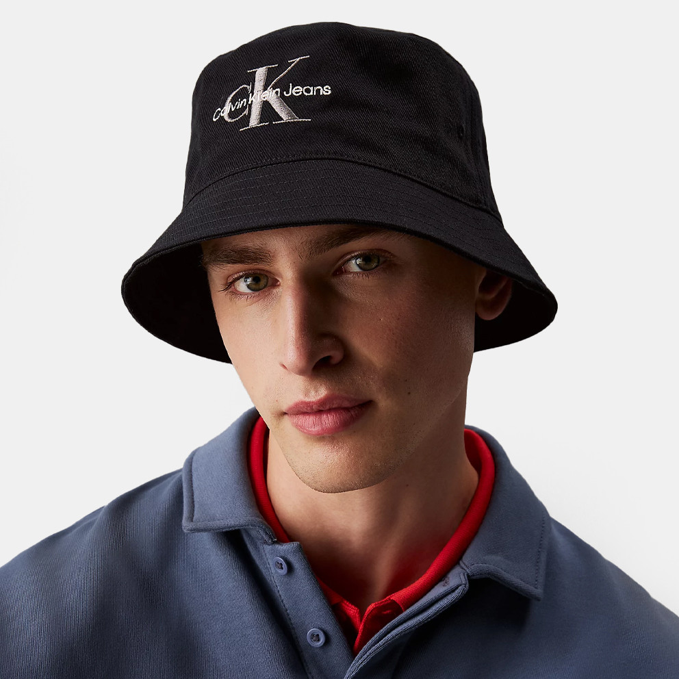 Calvin Klein Mono Logo Embro Bucket Hat