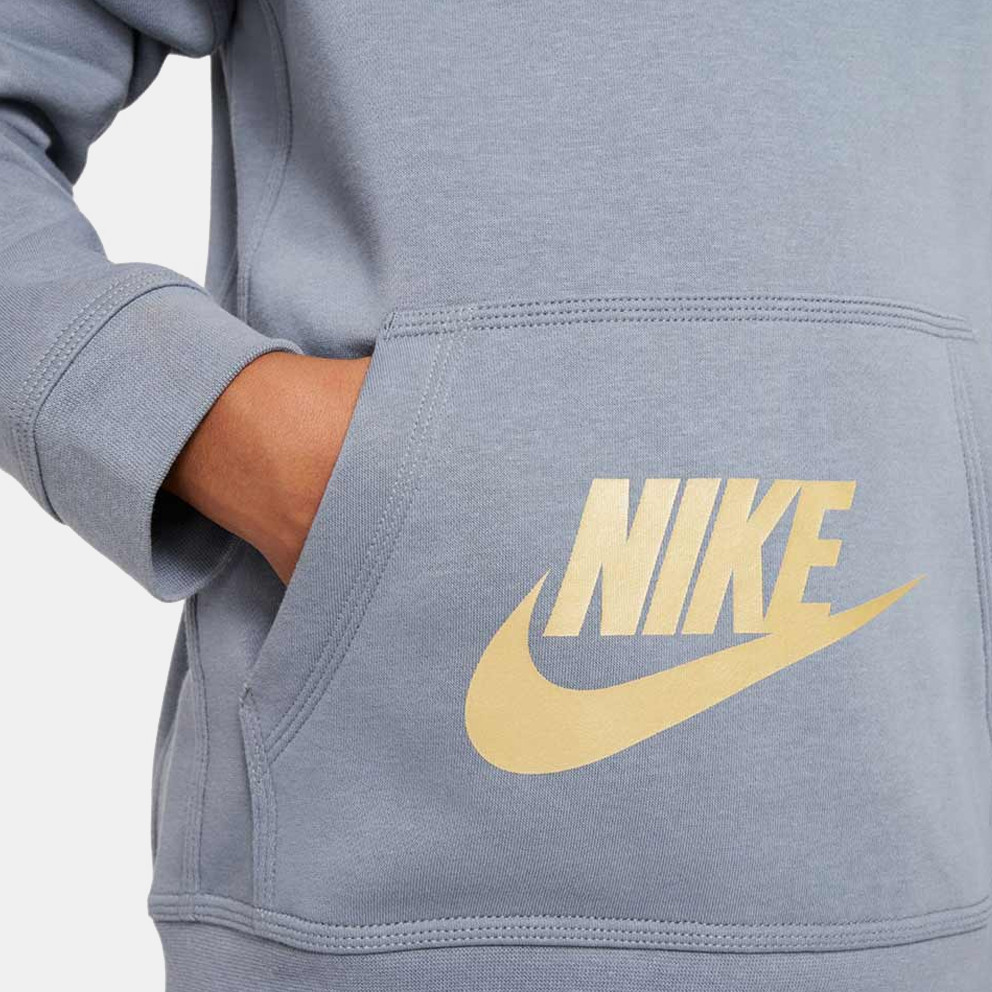 Nike Fleece Παιδικό Φούτερ με Κουκούλα Sportswear