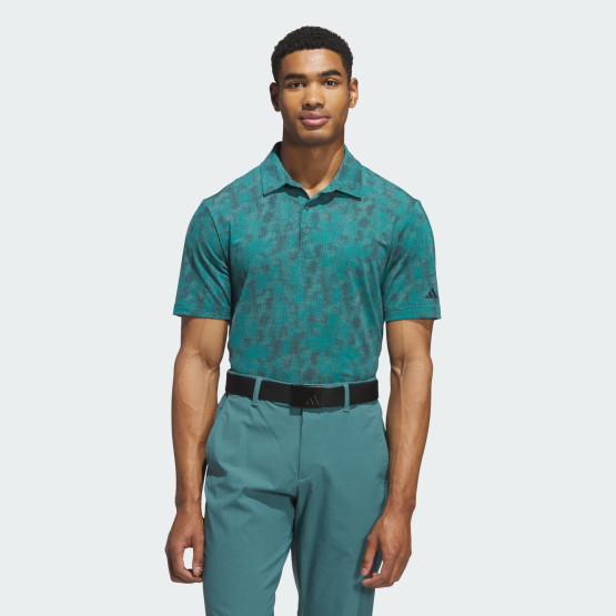 adidas Ultimate365 Textured Print Polo Shirt