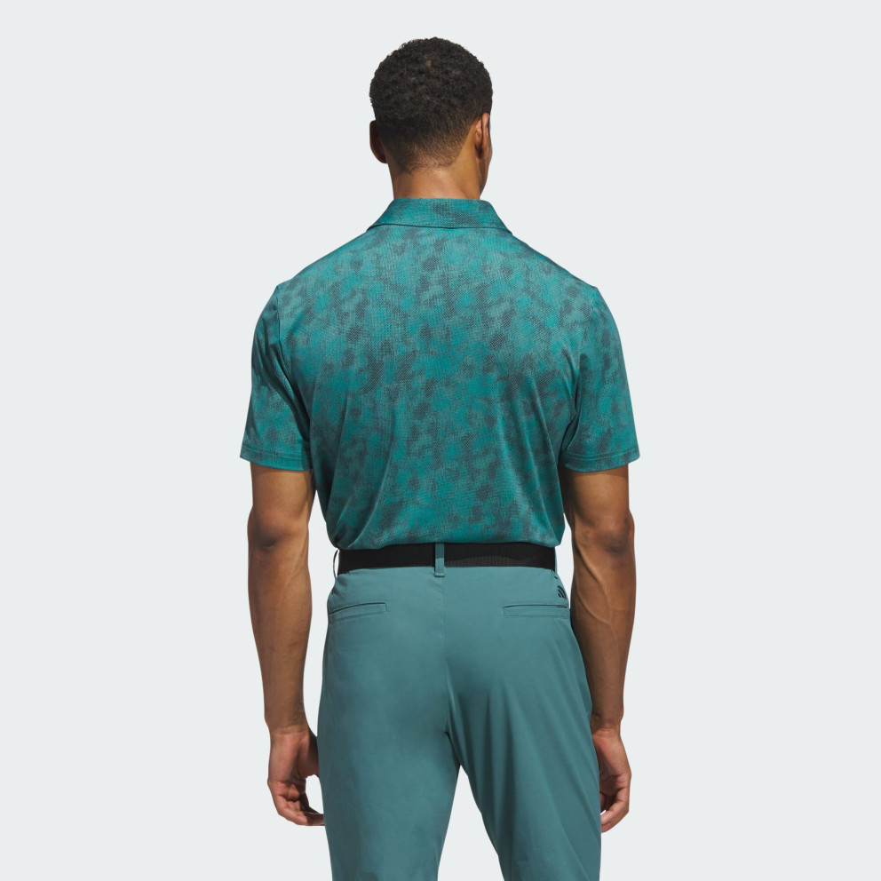 adidas Ultimate365 Textured Print Polo Shirt