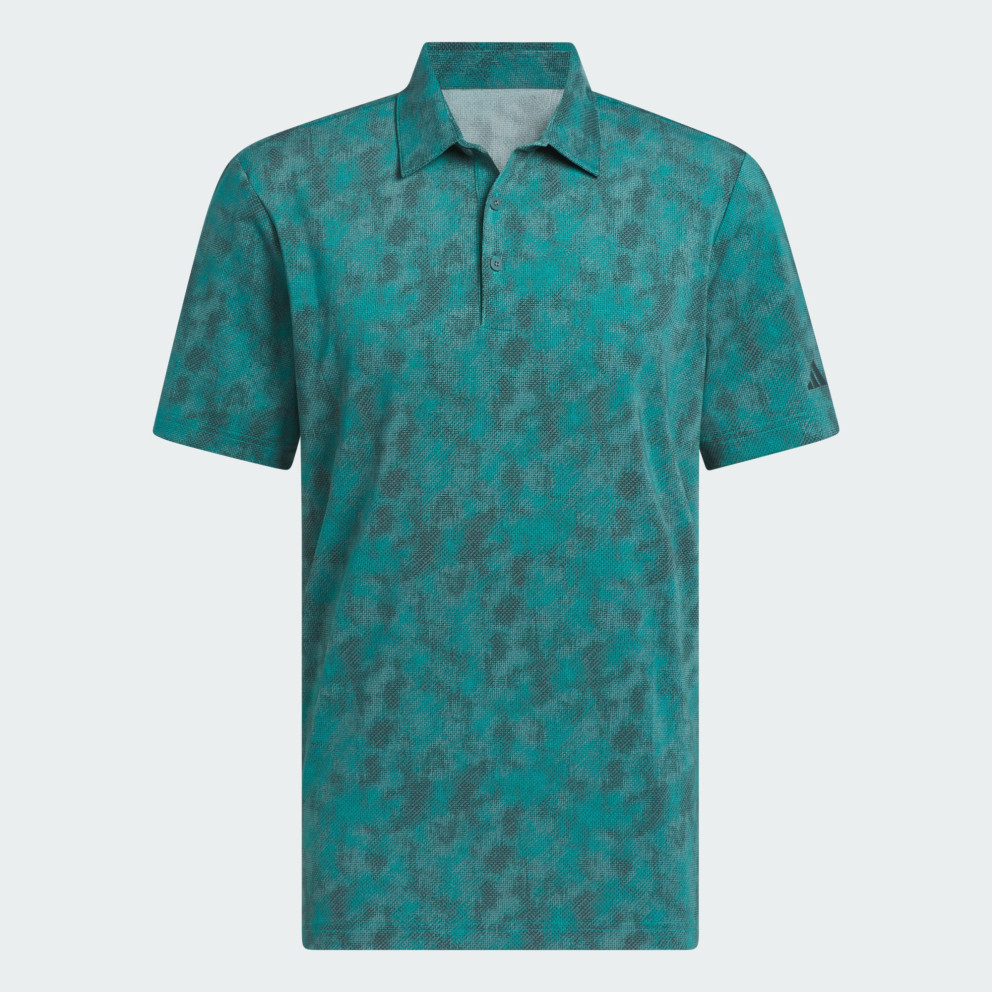 adidas Ultimate365 Textured Print Polo Shirt