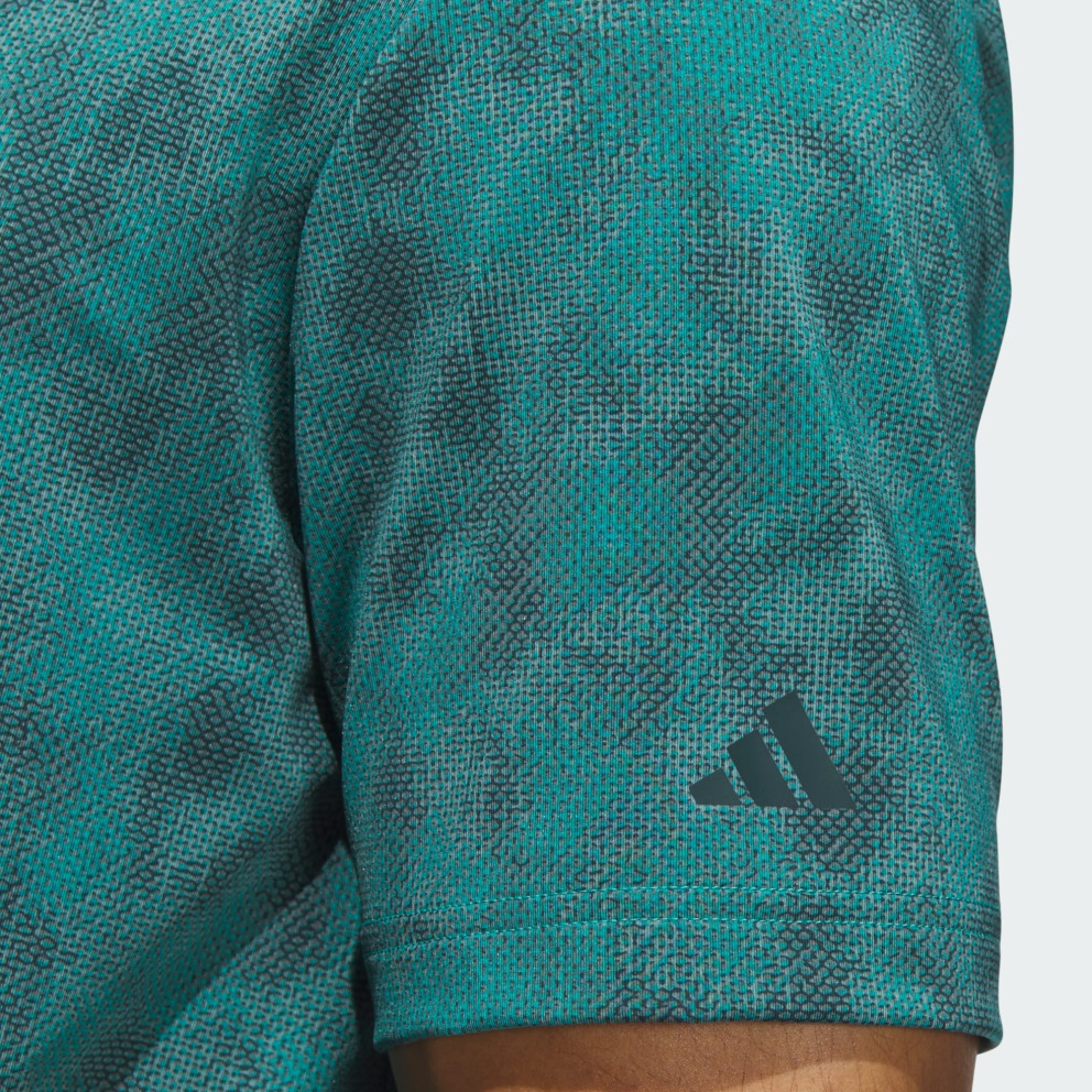 adidas Ultimate365 Textured Print Polo Shirt