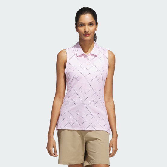 adidas Ultimate365 Printed Sleeveless Polo Shirt