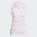 adidas Ultimate365 Printed Sleeveless Polo Shirt
