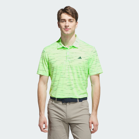 adidas Ultimate365 Mesh Glimmer Print Polo Shirt