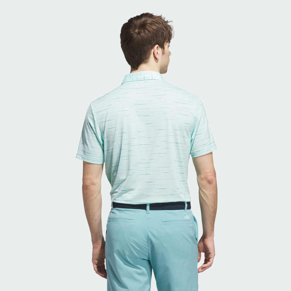 adidas Ultimate365 Mesh Glimmer Print Polo Shirt