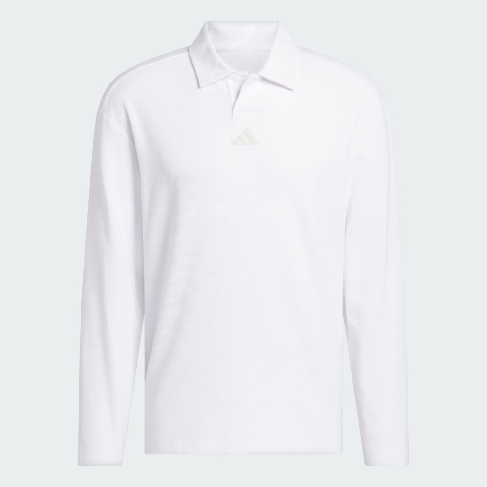 adidas Beyond Long Sleeve Loose Fit Polo Shirt